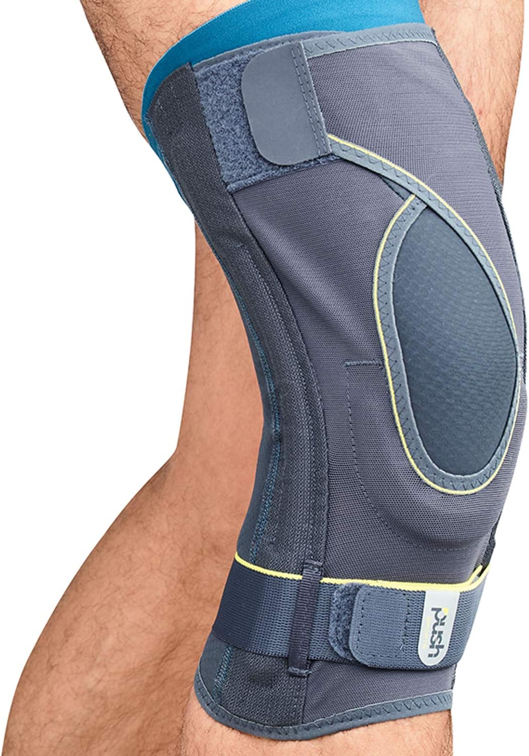 Push Sports Knee Brace - Stabilization and Compression for Knee Pain with Less Bulk (Large)
