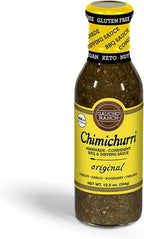 Gaucho Ranch Chimichurri Sauce Original Flavor | Chimichurri Seasoning Mix of Parsley, Garlic and Rosemary with Hints of Oregano | Adobo Sauce Gluten Free, Keto, Vegan | Ideal for Meat - 12.5oz