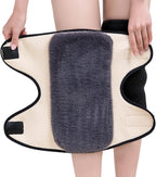 Men Women Thermal Fleece Lined Knee Brace Cashmere Wool Knee Warmer Leg Warmers Winter Thermal Knee Sleeves for Rheumatic Arthritis Pain Relief Thickened Warm Knee Wrap Pads for Skiing Cycling Running