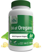 Oil of Oregano Supplement | Wild Harvested European Origanum Vulgare | Immune, Digestive, & Antioxidant Support | 120 Mini Softgels | Non-GMO, Gluten Free | by Health Thru Nutrition