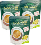 Fit Gum Collagen Chia Coffee - 11 in 1 Coffee Mix (3 Packs)