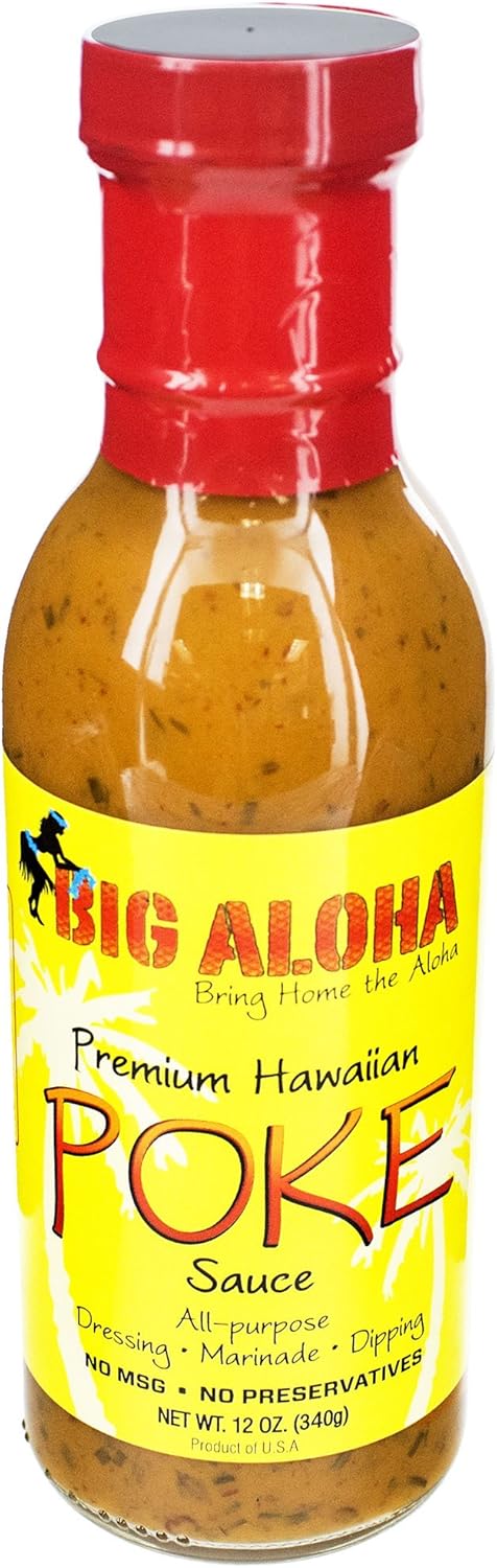 Big Aloha Premium Hawaiian Poke Sauce, 12 oz