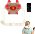 2026 Cordless Neck Massager with Heat for Pain Relief Deep Tissue, 4D Kneading Massage Tools with Remote Control, Rechargeable Shiatsu Massager for Neck, Shoulders& Back, Women& Men