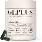 GLP-1 Supplement for Weight Loss & Appetite Control | 10-in-1 Berberine, Probiotic & Prebiotic | Gut Health & Metabolism Support for Women & Men, (60 Capsules)