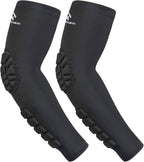 2PCS Padded Elbow Forearm Sleeves Compression Arm Protective Support