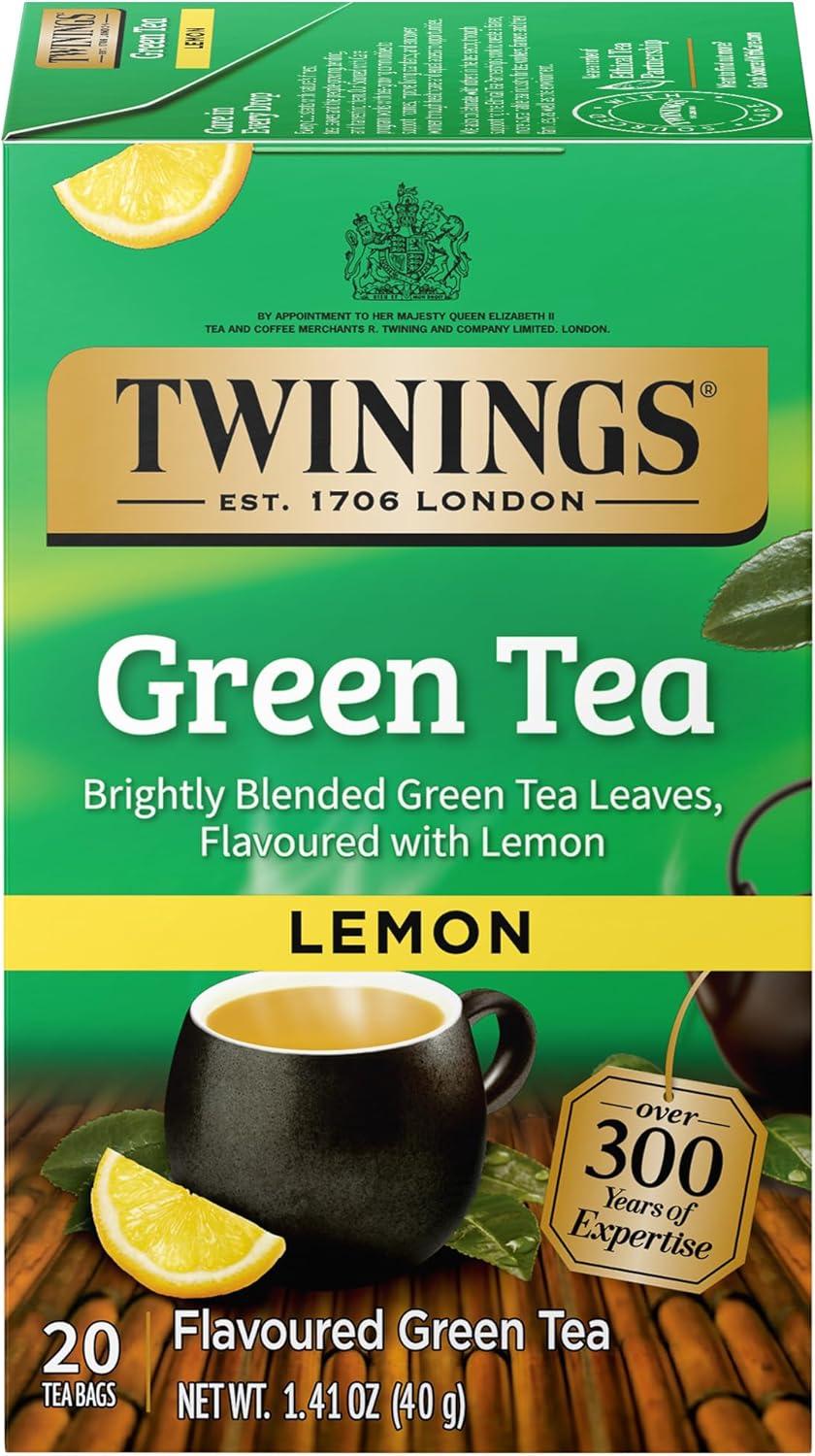 Twinings Tea Lemon Green Tea, 20 ct