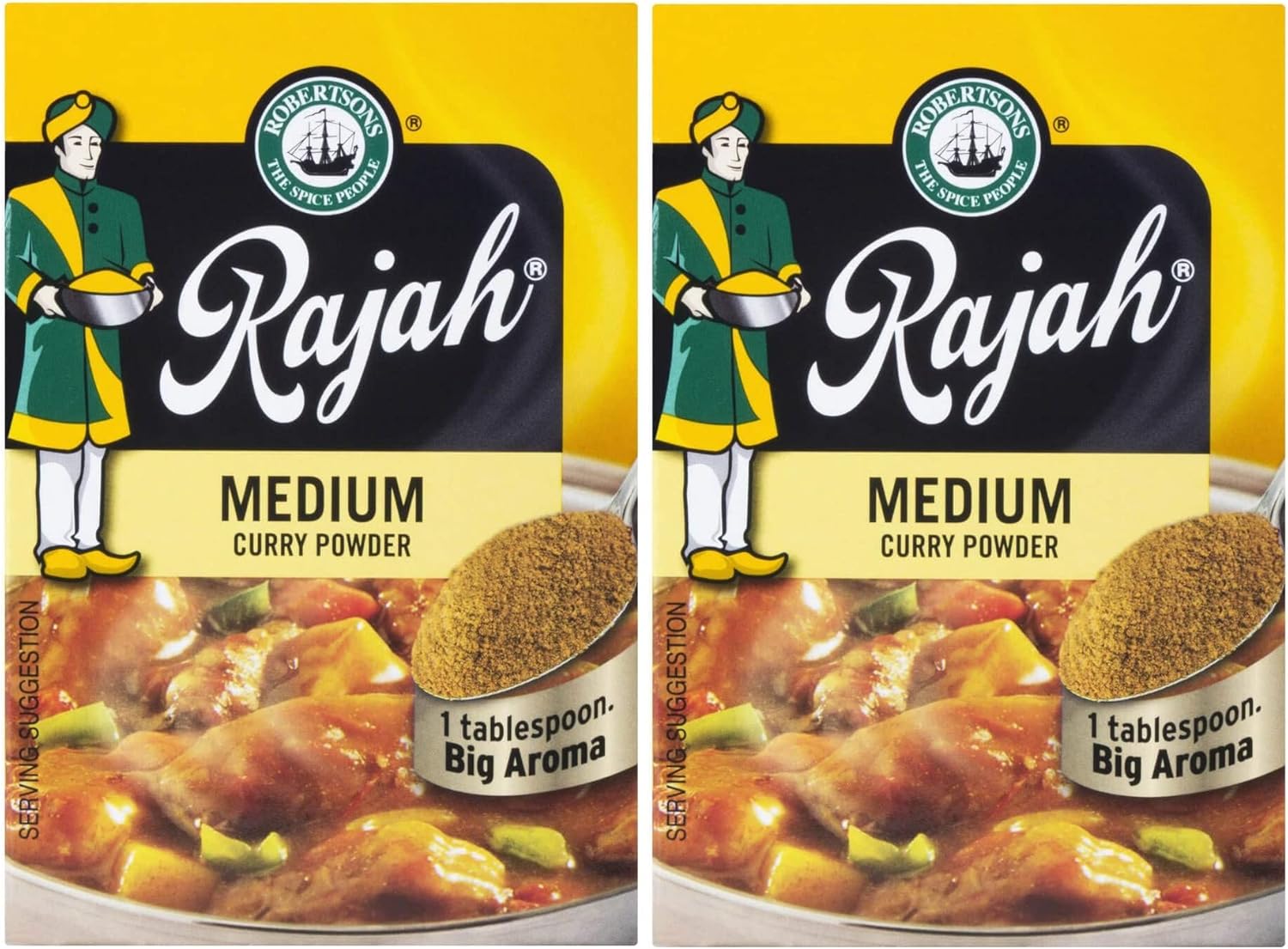 Robertsons Rajah Curry Powder 100g (Medium, 3.53 Ounce (Pack of 2))