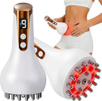 Lymphatic Drainage Massager for Full Body, Body Sculpting Machine & Cellulite Massage Tool for Skin Smoothing, – Relieves Muscle Tension, Reduces Cellulite, and Enhances Skin Firmness-White