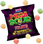 Barnetts Mega Sour Candy Fruits Mix Fizz Assorted 500g – Handmade British Hard Sweets – Extreme Sour Candy Challenge