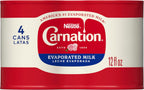 Nestlé Carnation Evaporated Milk Canned, Vitamin D Added, 4Pk 12 fl oz
