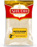 Shudh KUTTU FLOUR (BUCKWHEAT FLOUR) 2 LB ~ All Natural | Vegan | Gluten Friendly | Non-GMO