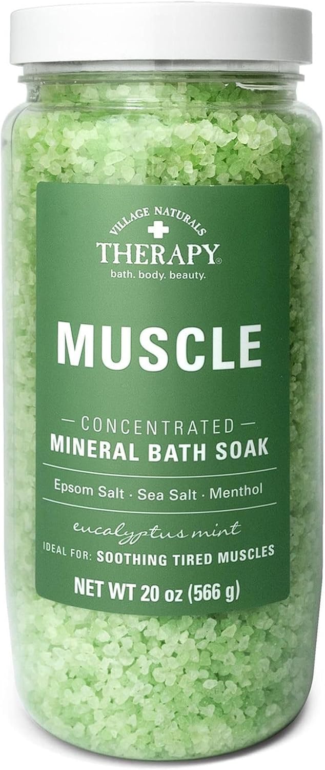 Village Naturals Therapy Aches & Pains Mineral Bath Soak 20 oz