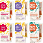 Spice Tailor 3 Simple Steps Restaurant Quality Meals in Minutes Kits Ready in 10 Minutes (6 Pack, Indian Curry Variety)