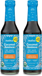 Coconut Secret Organic Liquid Coconut Aminos - Low Sodium Soy Sauce Alternative for Cooking, Dipping, and Marinating - Perfect for Vegan, Keto, and Paleo Diet - 8Oz, 2 Pack