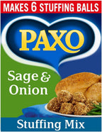Paxo Sage and Onion Stuffing Mix - 85g - Pack of 4 (85g x 4)