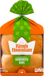 King's Hawaiian Original Hawaiian Sweet Hamburger Buns, 8 ct, 12.8 oz
