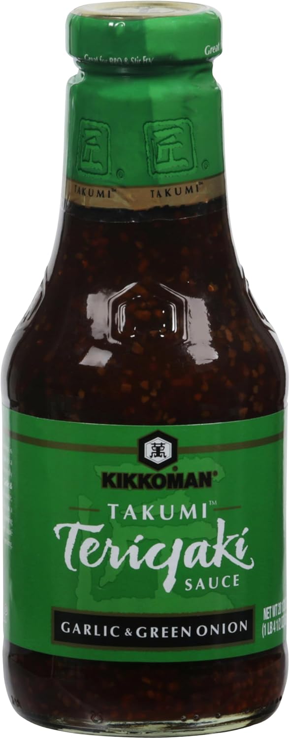 Kikkoman Teriyaki Sauce, Garlic & Green Onion, 20.5 oz