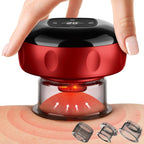 7-in-1 Smart Cupping Therapy Massager. Red Light Cupping Therapy Set with 2 Modes for Targeted Pain Relief, Muscle Soreness,Tighter Skin,Cupping Kit with 12 Levels Suction and Heat,1 Pack cupping set