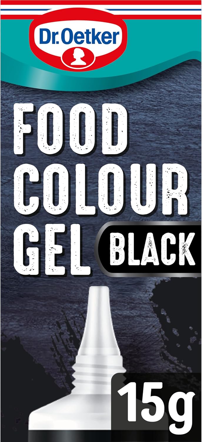 Dr Oetker Gel Food Colour Jet Black 10G by Dr Oetker