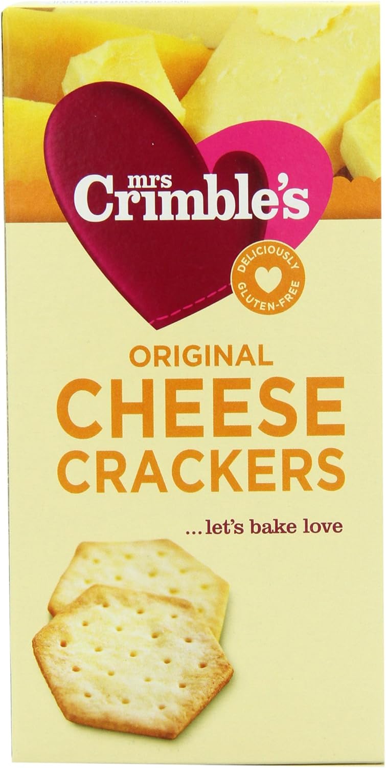 Mrs Crimble's Cheese Crackers 130 g (Pack of 6)