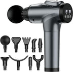 APHERMA Massage Gun, Muscle Massage Gun for Athletes Handheld Electric Deep Tissue Back Massager, Percussion Massage Device for Pain Relief with 30 Speed Levels 9 Heads