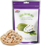 Vinamit Soft Dried Soursop | Soursop Fruit 3.5 oz bag | Natural Tropical Fruit Snack | Vegan, Gluten-Free, Non-GMO | High in Fiber, Ideal for Travel & Clean Eating | The Product Contains Seeds