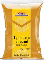 Rani Turmeric (Haldi) Root Powder Spice, (High Curcumin Content) 3.5oz (100g) ~ All Natural | 100% Pure, Salt Free | Vegan | Gluten Friendly | NON-GMO | Kosher | Indian Origin