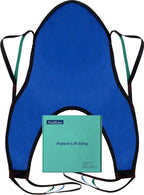 U-Shaped Lift Sling with Head Support, Transfer Sling for Elderly and Disabled, Polyester Lift Pad for Lifting Patients, Medical Devices- Max Wight 600lb (Medium)