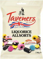 Taveners Liquorice Allsorts Great British Sweets 165g Pack of 2