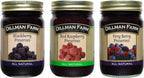 Dillman Farm All Natural Berry Preserves Variety 3 Pack |Blackberry Preserves, Raspberry Preserves & Very Berry Preserves| Gluten-Free, Non-GMO, Vegan, Kosher, Eco-Friendly, Preservative Free - 16 oz