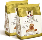 Cantuccini Biscotti by Matilde Vicenzi | Gourmet Italian Almond Mini Biscotti Cookies| Made in Italy | 7.94oz (225g) Bag-2 Pack | All-Natural, Kosher, Dairy