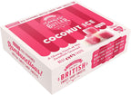 Charles Butler Coconut Ice Candy 100g (3.5 Oz) - Handmade Pink & White Coconut Sweets | Chewy English Treat | Old Fashioned British Candy Gift Box | Traditional UK Confectionery from England