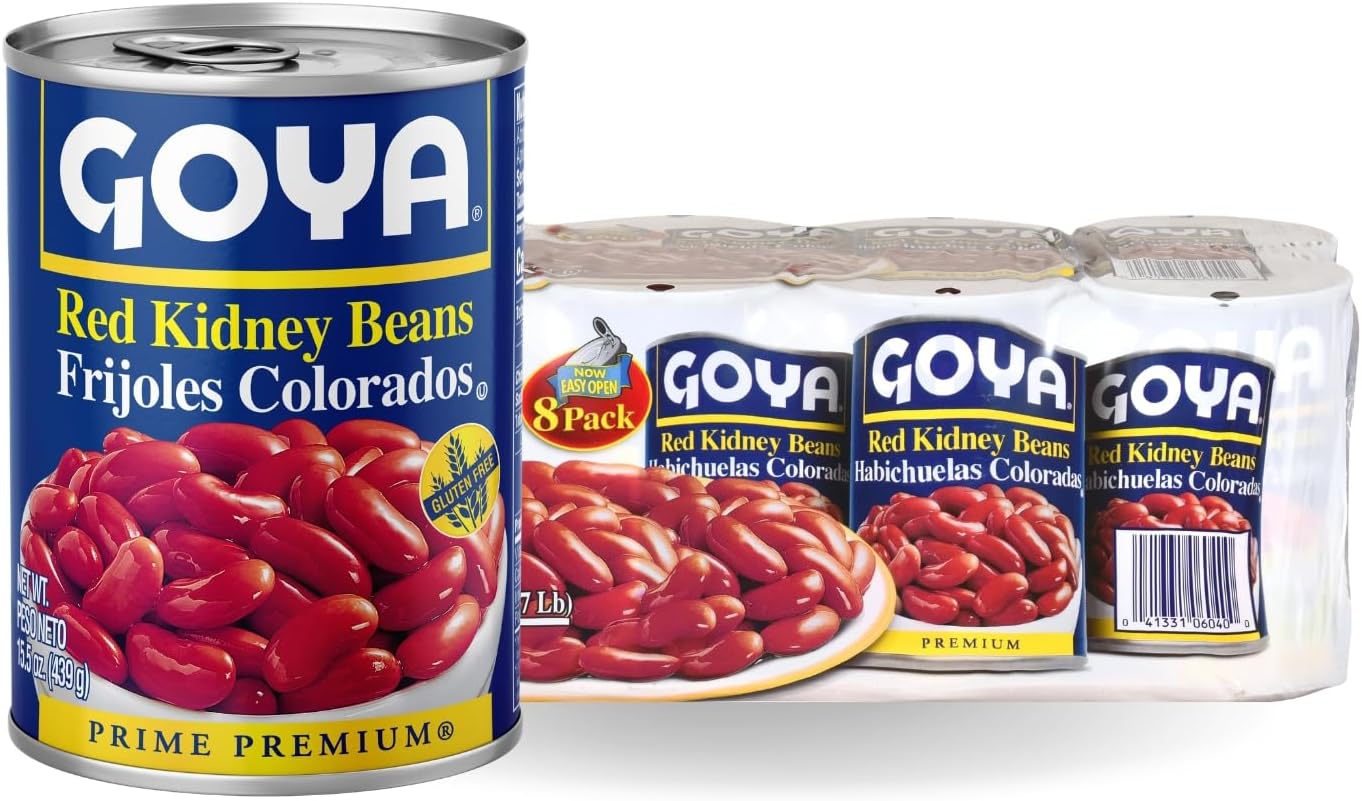Goya Foods Red Kidney Beans, 15.5 Ounce (Pack of 8)