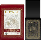 HOYNISE - USDA Organic Black Tea Loose Leaf - Yunnan Dianhong Black Tea - Organic Breakfast Tea - Rich Aroma, Full-Bodied Flavor - High Mountain Grown, 100g/3.5oz