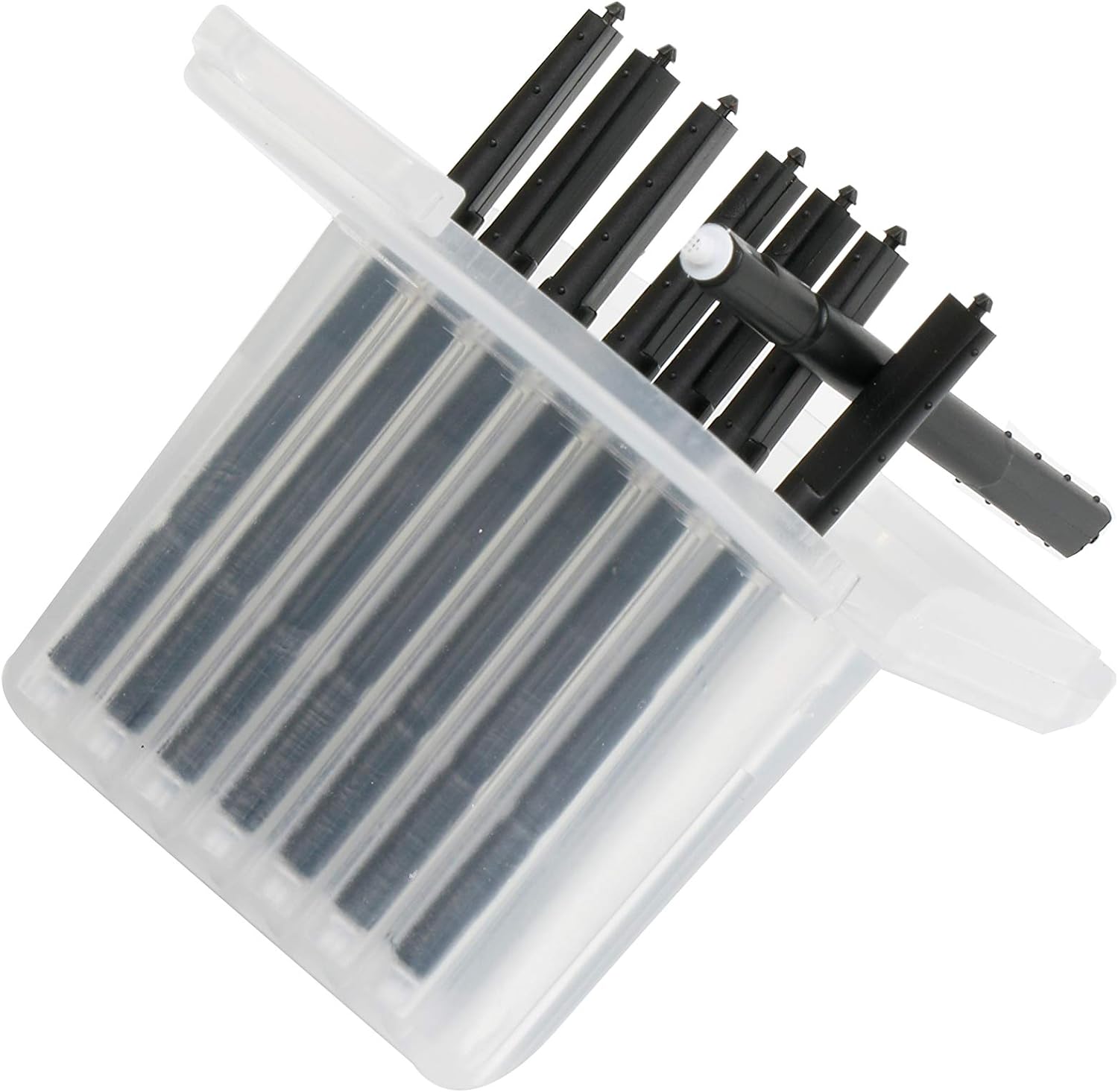 Hearing aid Wax Guard Filter for phonak, widex and Resound Wax Traps Hear Clear Cleaning kit Accessory (40 Filters) (Black)