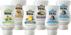 Reàl Infused Exotics Tropical Fruit Flavoring Syrup Variety - 2x Coco, Mango, Passion Fruit, Piña, Kiwi (Pack of 6, 16.9 FL OZ Bottles)