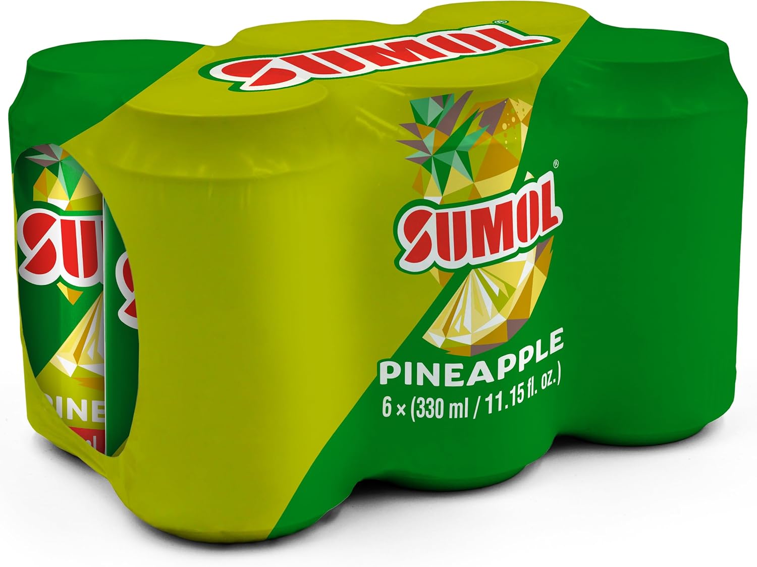 Sumol Ananas Pineapple Soda Portugal 11.15 oz. Cans 6 pack