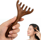 Healeved Wooden Scalp Massager Comb with Wide Teeth for Acupoint Relaxation, Portable Natural Wood Hair Massage Tool for Scalp Care and Head Tension Relief Home and Travel
