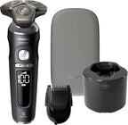 Philips Shaver Razor Series 9000 Prestige, Wet and Dry Electric Shaver, Lift & Cut Shaving System, SenseIQ Technology, Precision Trimmer, Cleaning Pod, Premium Case, Black Matte, Model SP984