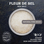Fleur de Sel de Guérande 2 lb Bag - French Celtic Salt from Guérande France - Delicate Finishing Salt, All-Natural & Kosher for Gourmet Cooking