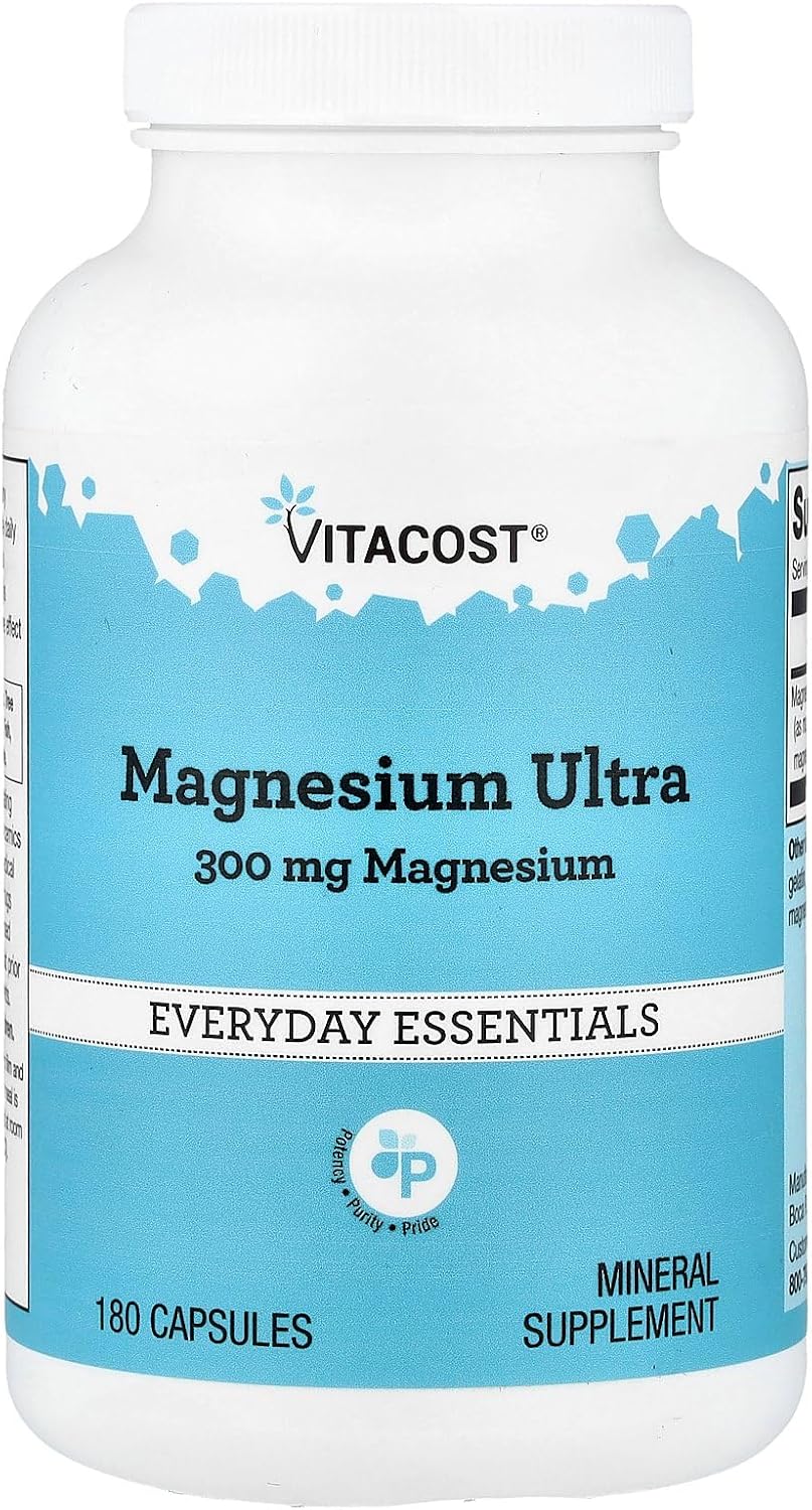 Vitacost Magnesium Ultra, 300 mg, 180 Capsules