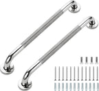 Grab Bars for Shower, 2 Pack 18-Inch Anti Slip Shower Handles for Elderly, Safety Shower Grab Bar, Stainless Steel Handicap Grab Bars for Bathroom (Polished Nickel 1" Diameter)