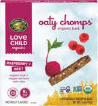 Love Child Organics Oaty Chomps Raspberry + Beet Snack Bars, 4 oz (Pack of 1), Gluten Free, Non-GMO, by Nature's Path