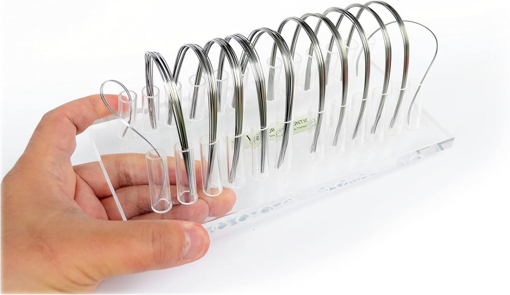 J&J Ortho Orthodontic Arch Wire Rack Holder Organizer Box (Wire Rack - A (12-size Slots))