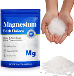 Magnesium Flakes for Bath Ultra Pure Magnesium Chloride Flakes Highly Concentrated Use for Magnesium Bath Body Soak or Foot Soak - Hydration Skin 350g