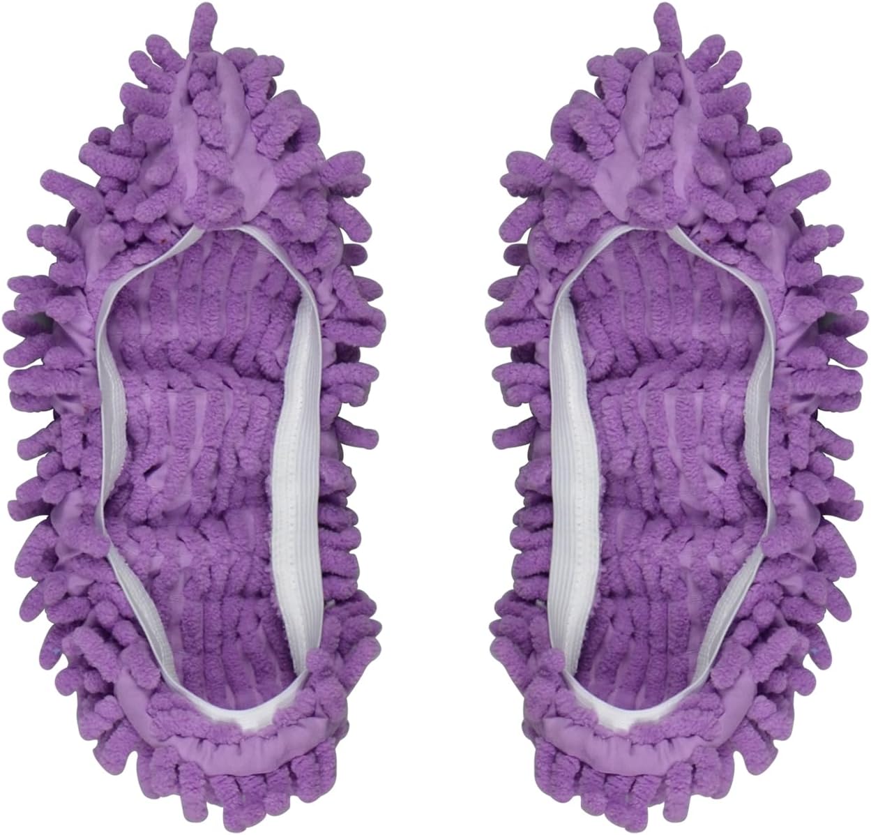 1 Pairs Mop Slippers, Washable Microfiber Mopping Slippers, Mop Shoes for House Floor Cleaning