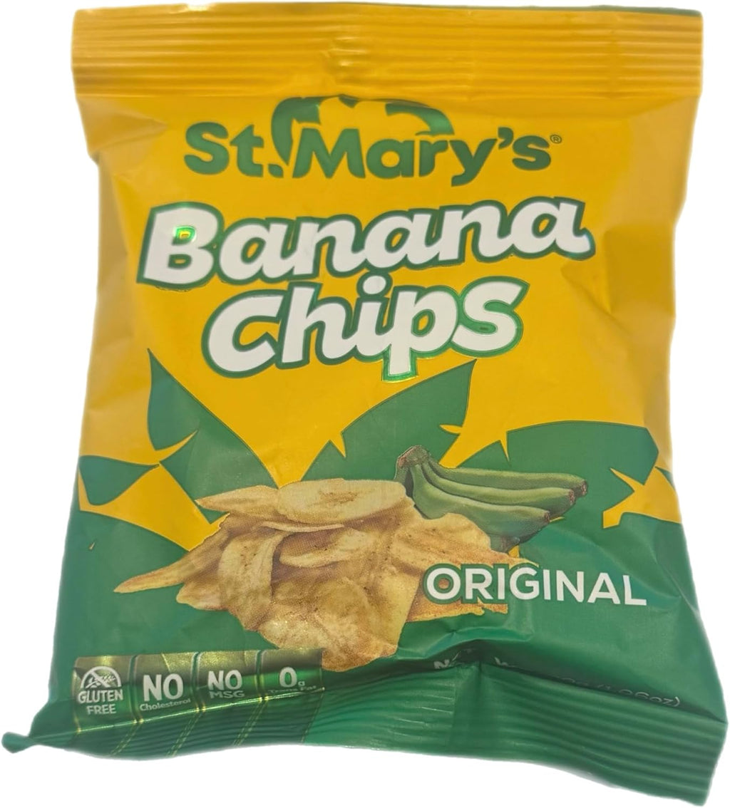St. Mary's Banana Chips 1.06 oz (Pack of 20)
