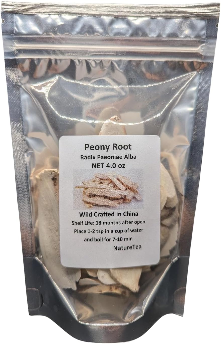 Peony Root - Radix Paeoniae Alba Slice from 100% Nature (32 oz)
