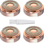 Facial Hair Remover Replacement Heads Generation 2 for Finishing Touch Flawless Facial Hair Removal Tool for women,Double Halo Painless and Smooth As Seen On TV.
