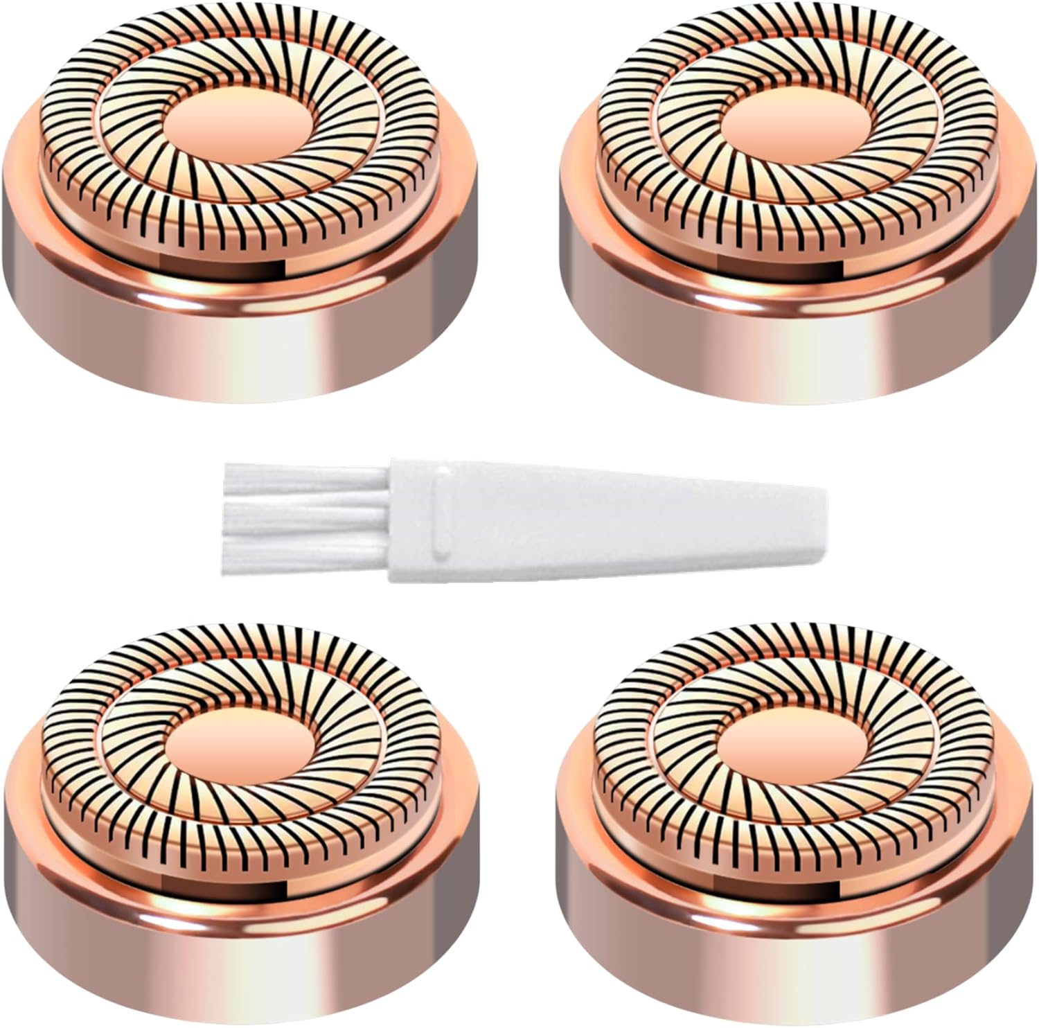 Facial Hair Remover Replacement Heads Generation 2 for Finishing Touch Flawless Facial Hair Removal Tool for women,Double Halo Painless and Smooth As Seen On TV.